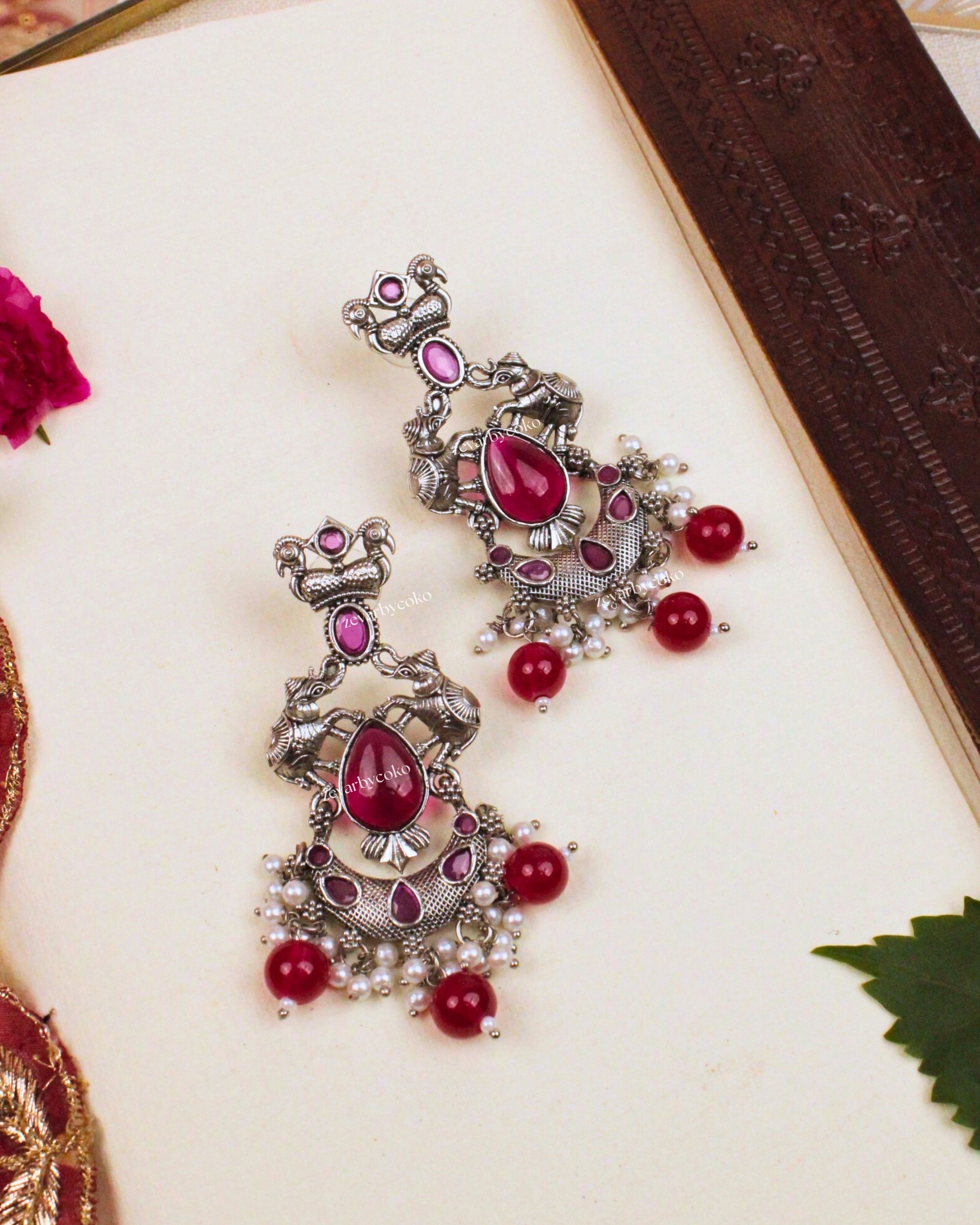 Bageshri Kashmiri Jhumka Earrings