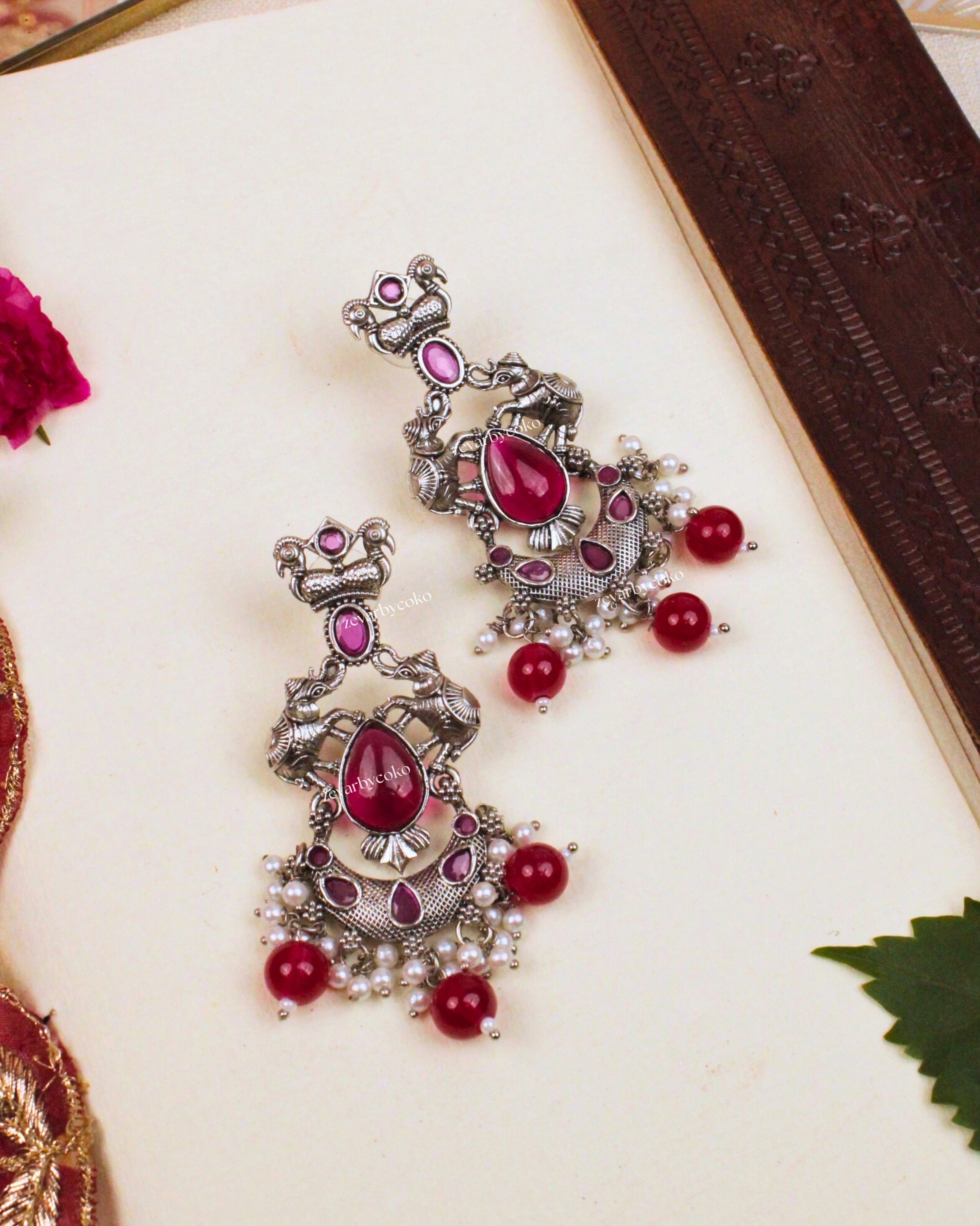 Bageshri Kashmiri Jhumka Earrings