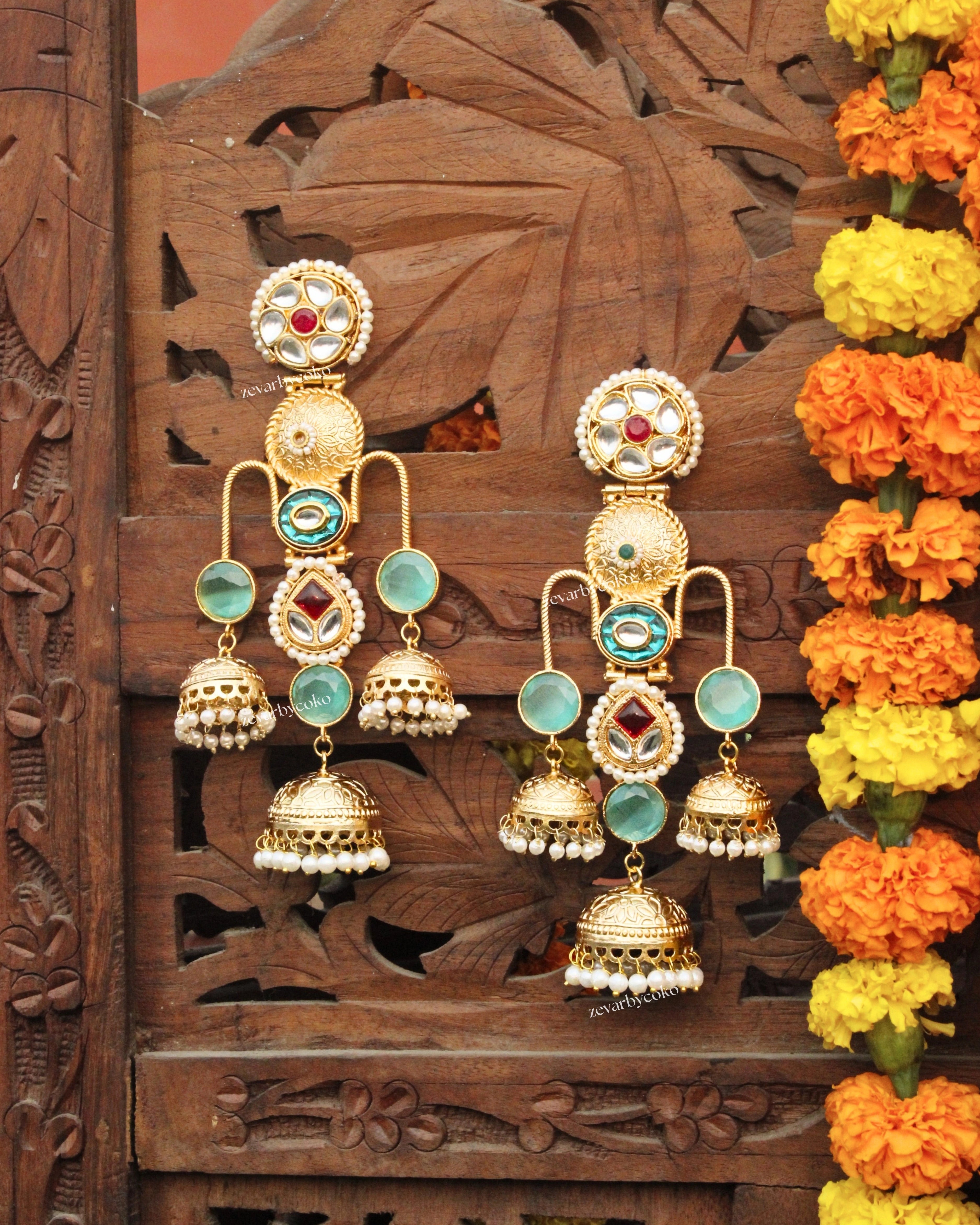 Aakriti Kashmiri Jhumka Earrings