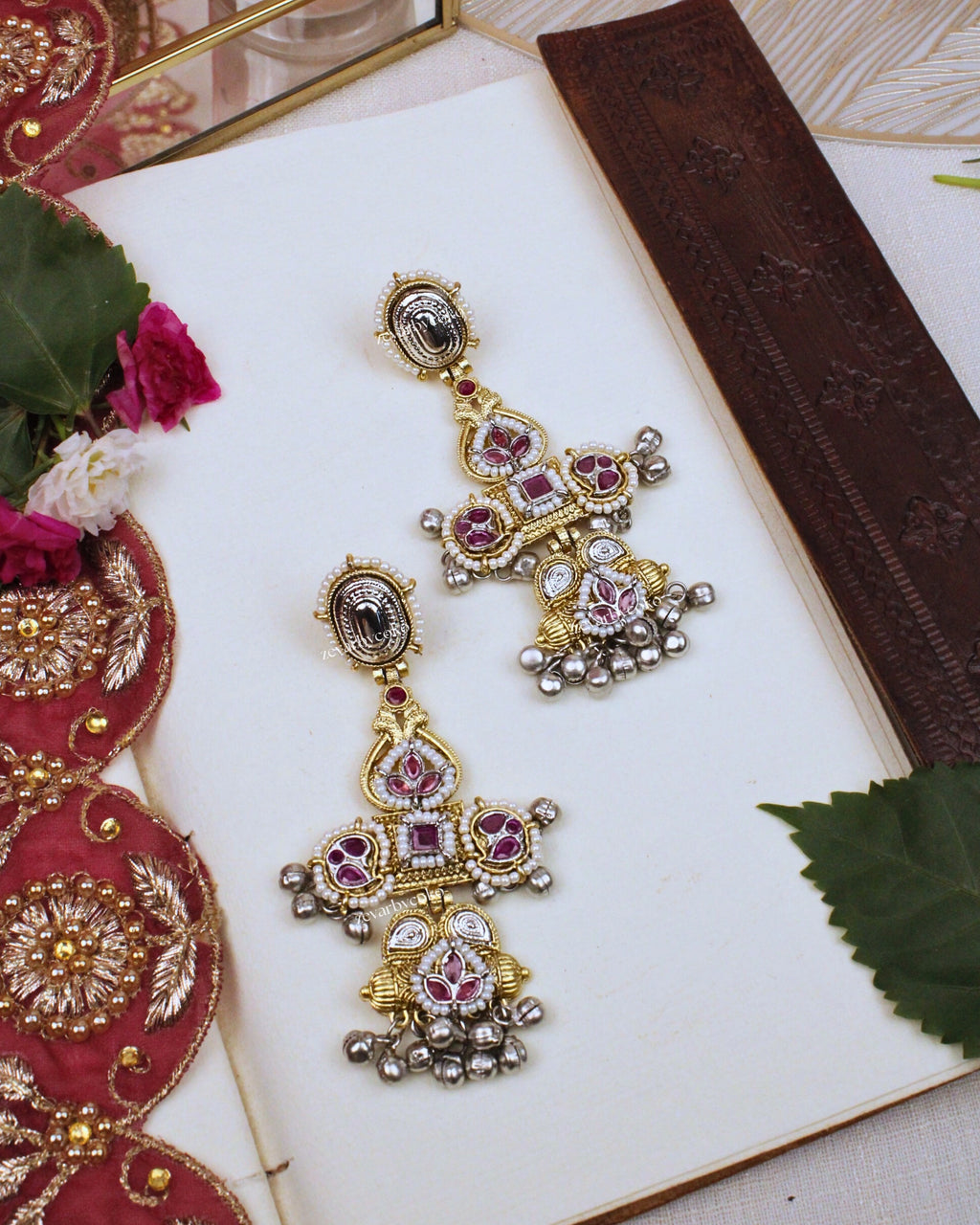Ayra Kashmiri Jhumka Earrings
