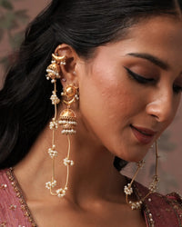 Bhavya Kashmiri Jhumka KaanchainEarrings