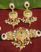 COKO's Heritage Rajwadi Necklace Set- Shweta