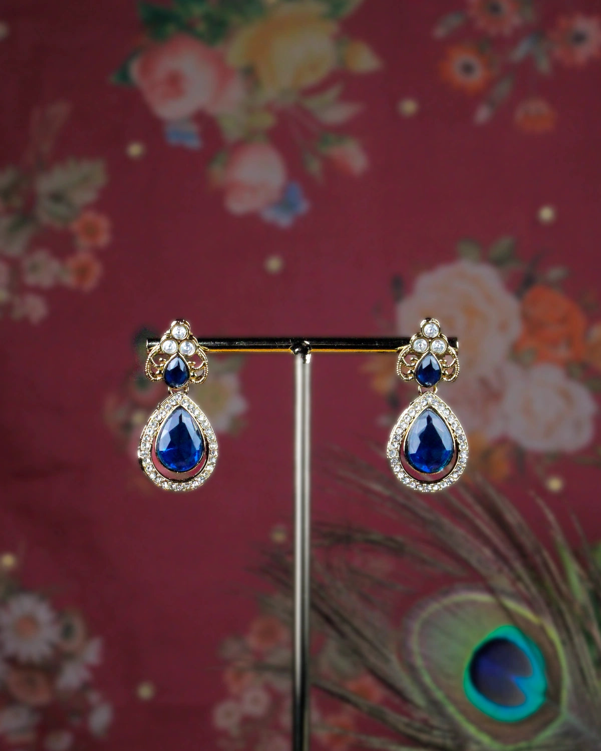 Coko's Neelima Reverse AD Polki Necklace Set