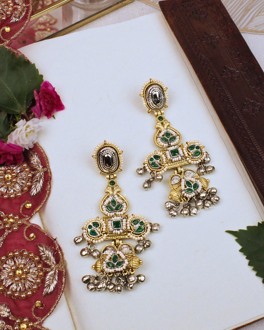 Ayra Kashmiri Jhumka Earrings