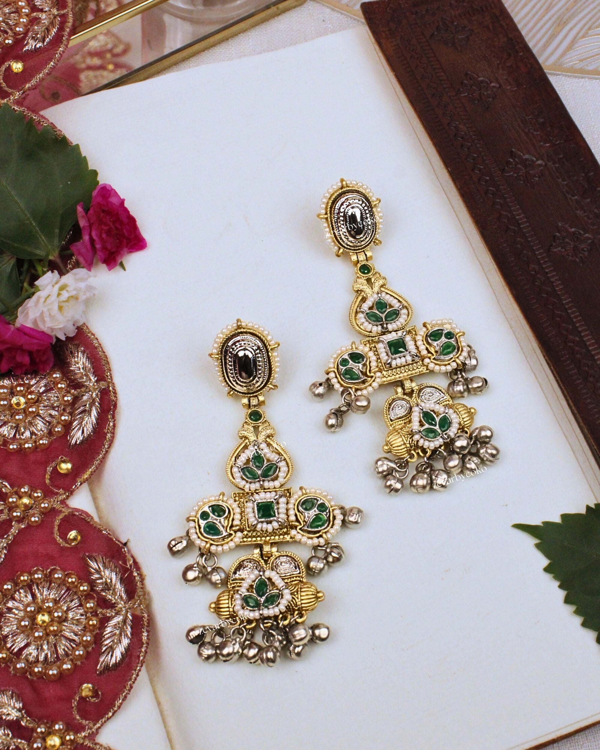 Ayra Kashmiri Jhumka Earrings