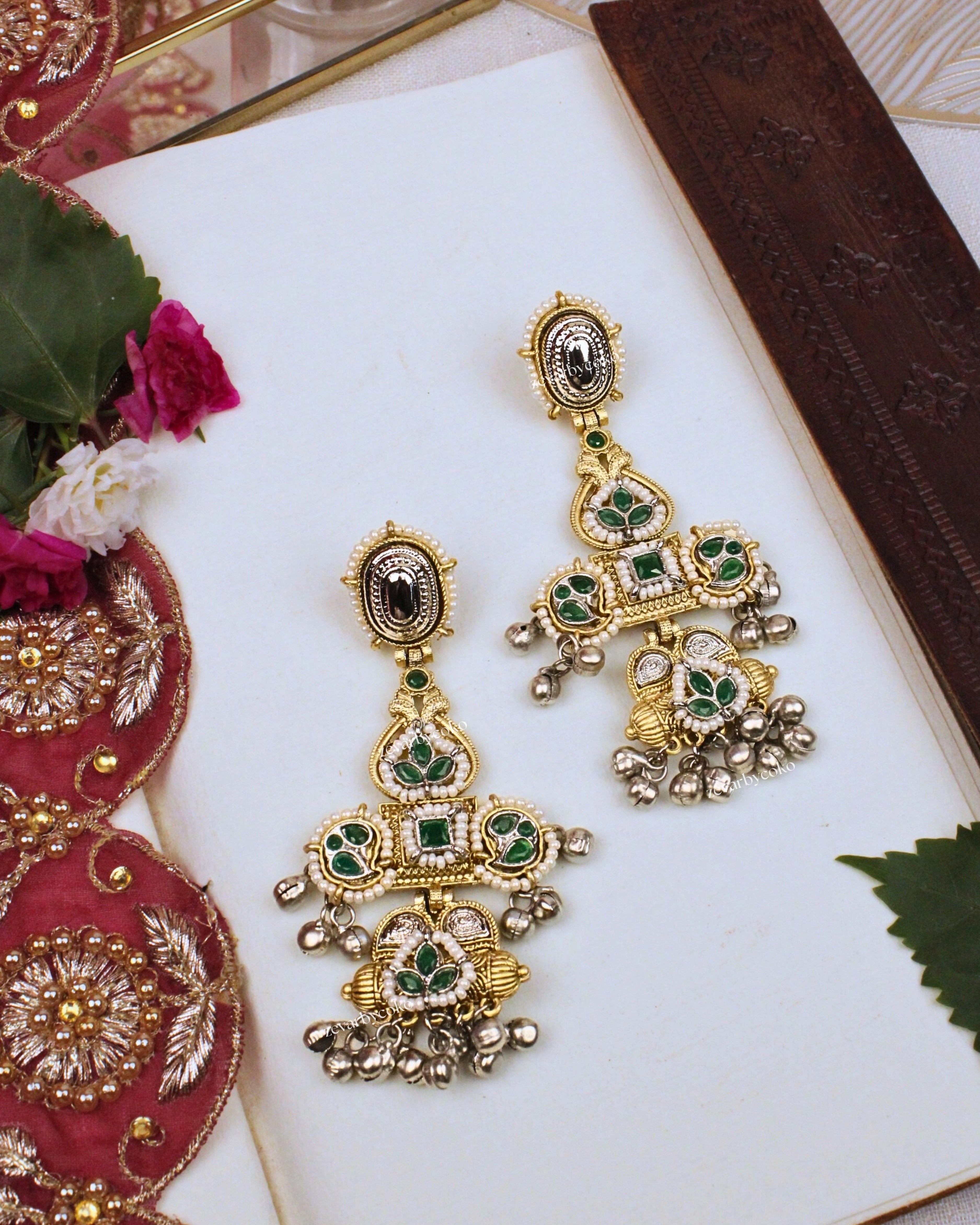 Ayra Kashmiri Jhumka Earrings