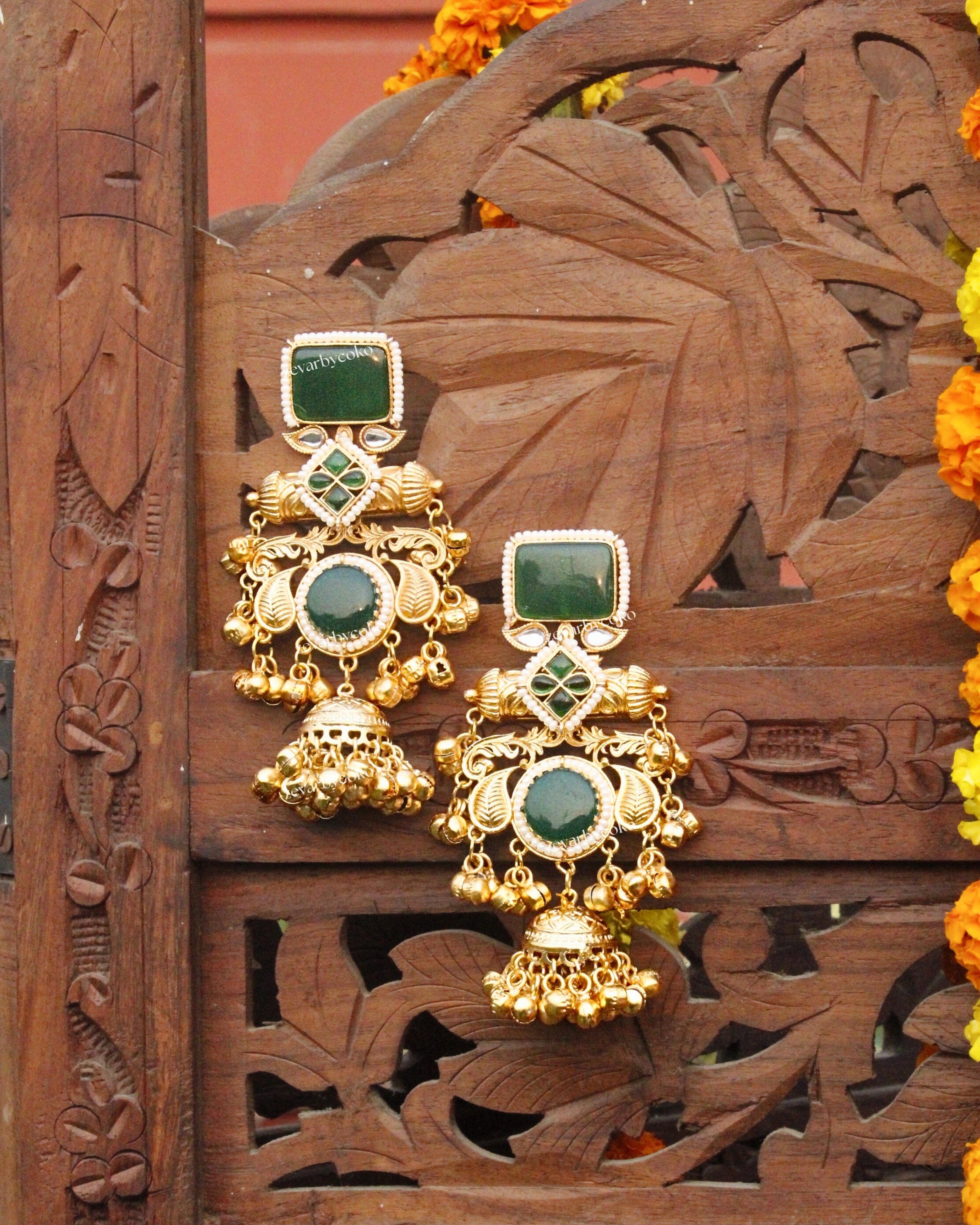 Aarya Kashmiri Jhumka Earrings
