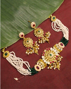 COKO's Heritage Rajwadi Necklace Set- Shweta