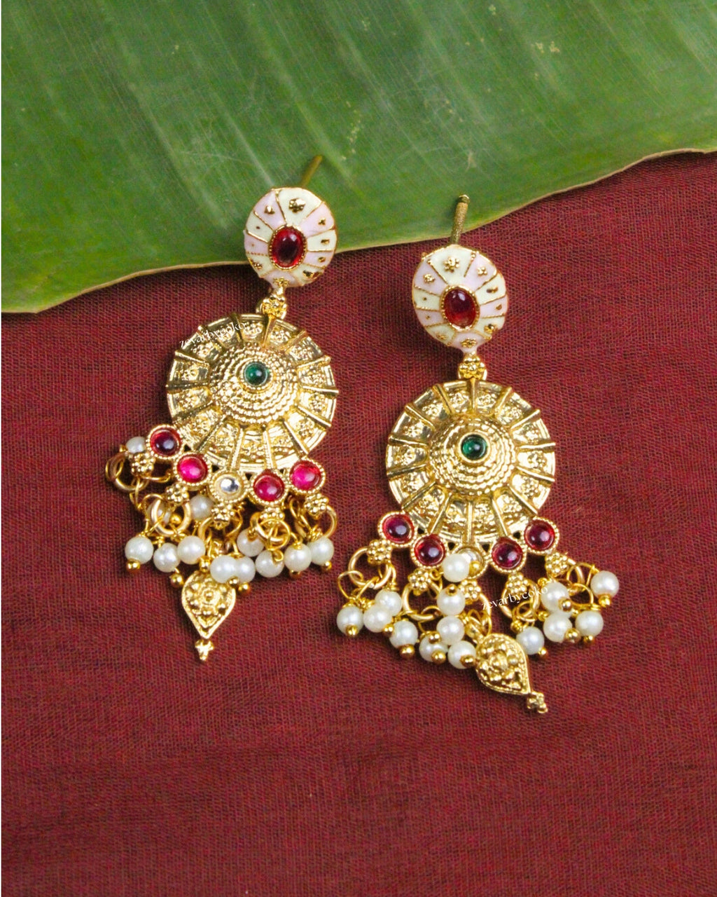 COKO's Heritage Rajwadi Necklace Set- Shweta