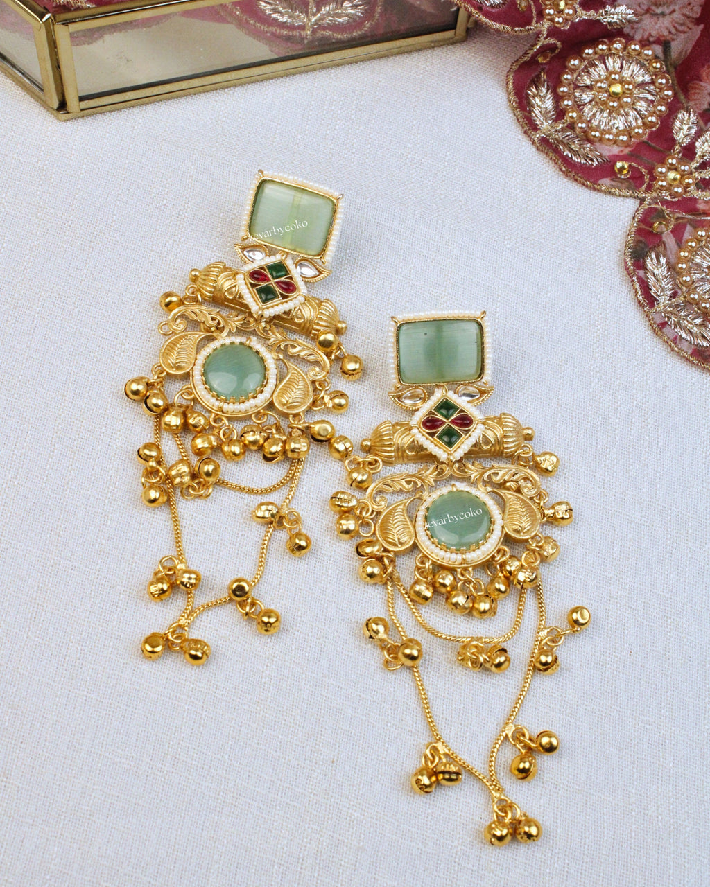 Antara Kashmiri Jhumka Earrings