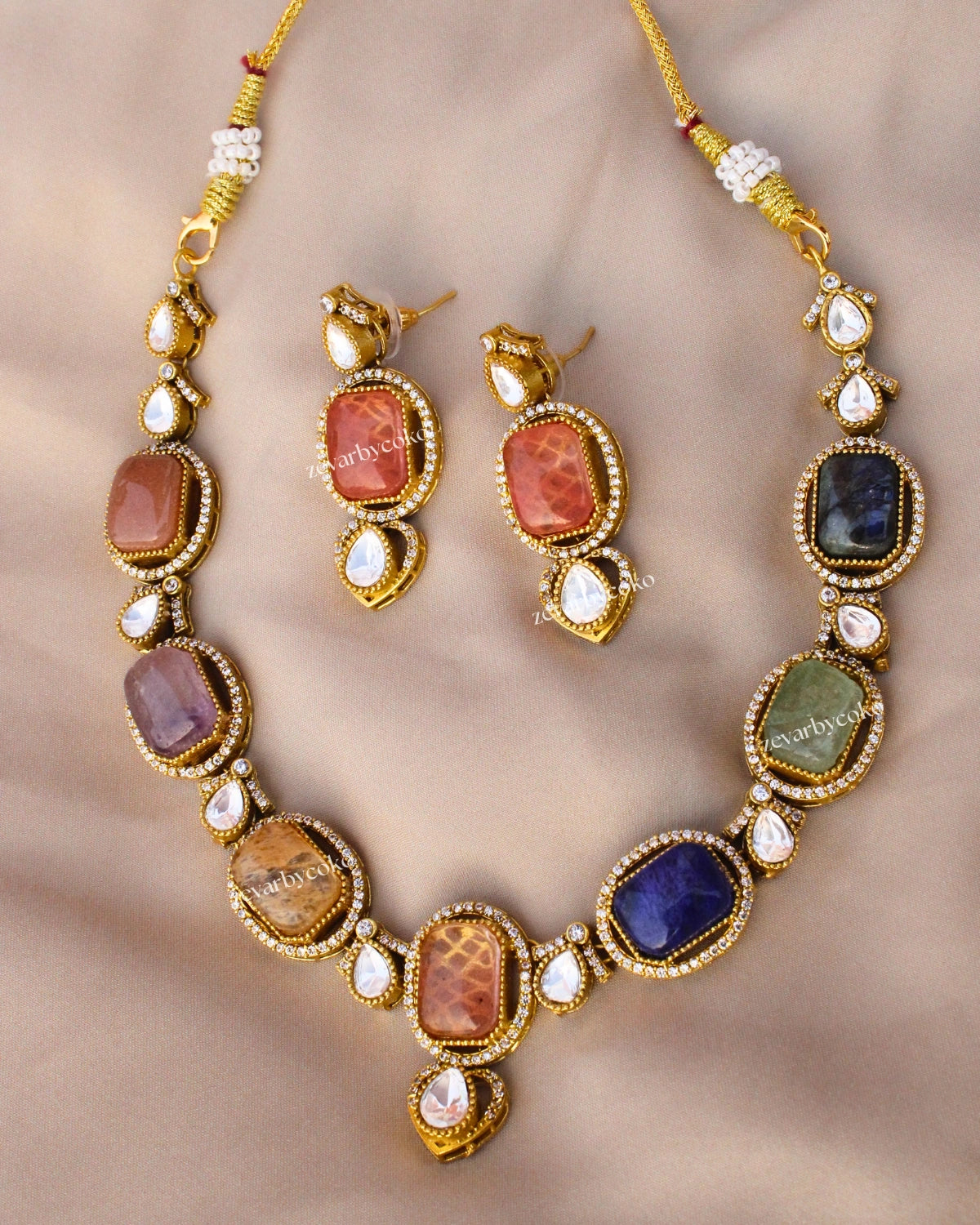 Coko's Virasat Sabya-Inspired Heritage Necklace Set