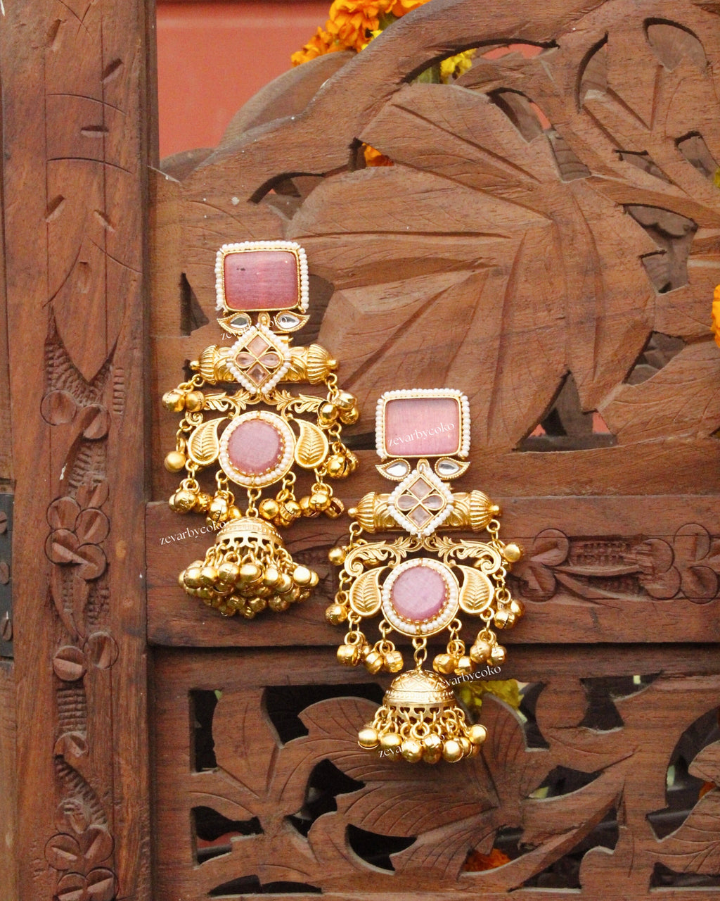 Aarya Kashmiri Jhumka Earrings