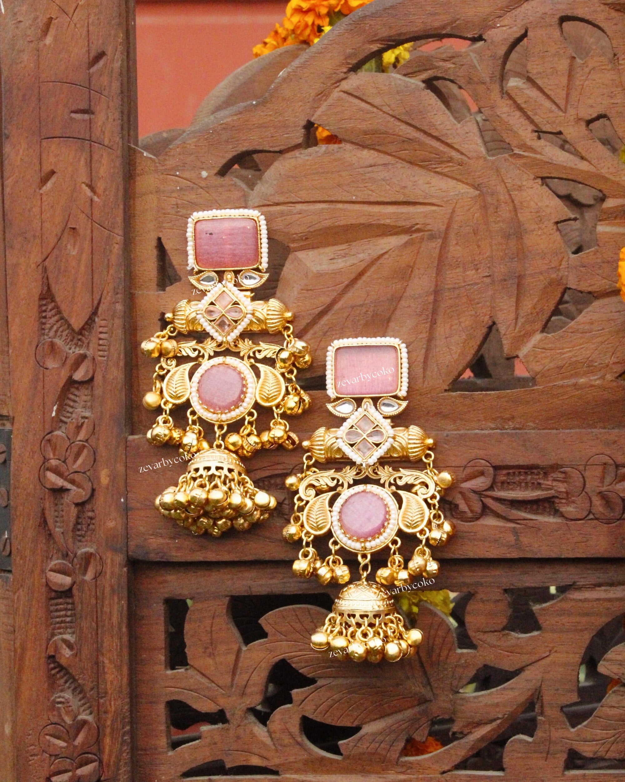 Aarya Kashmiri Jhumka Earrings