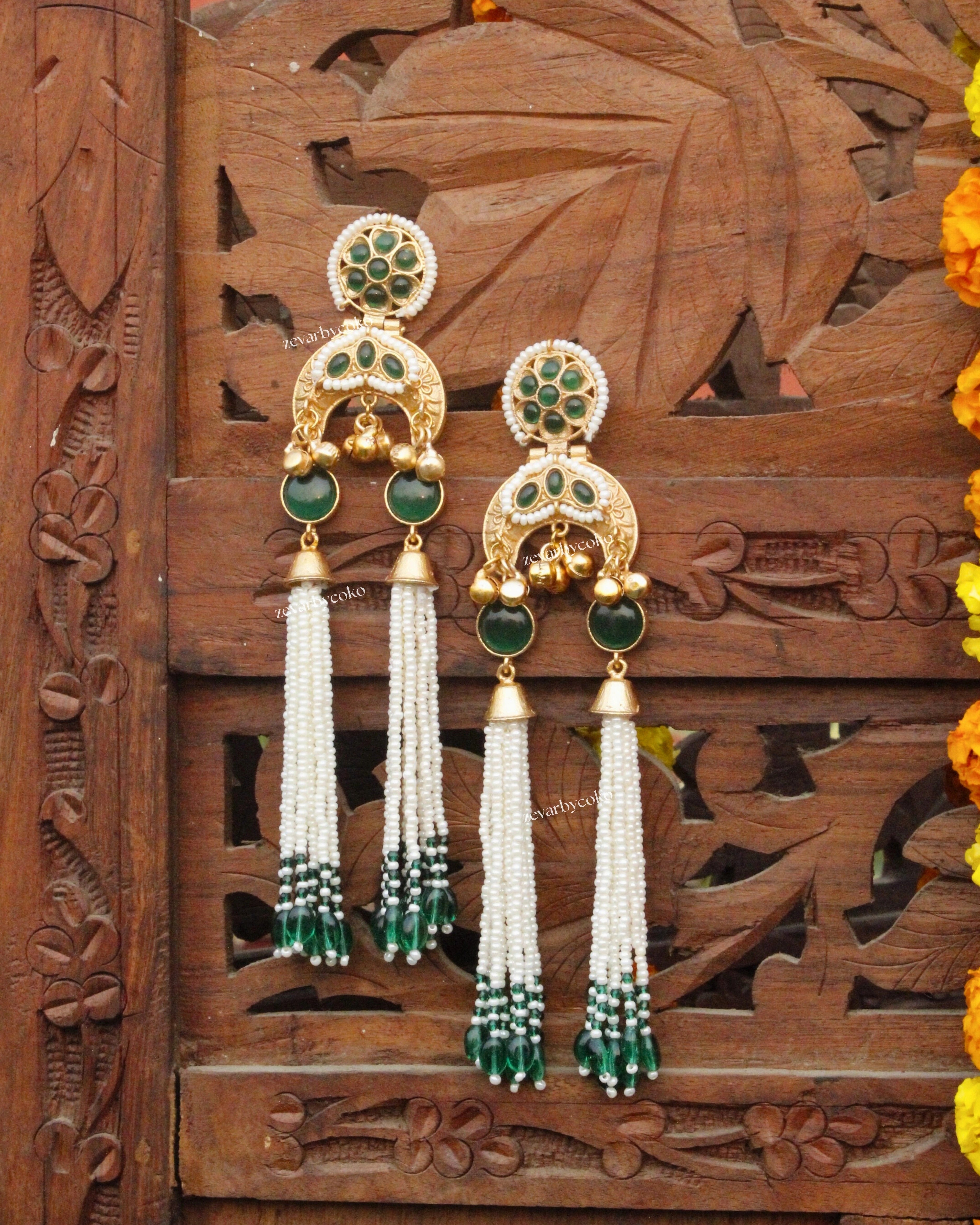 Aalia Kashmiri Jhumka Earrings