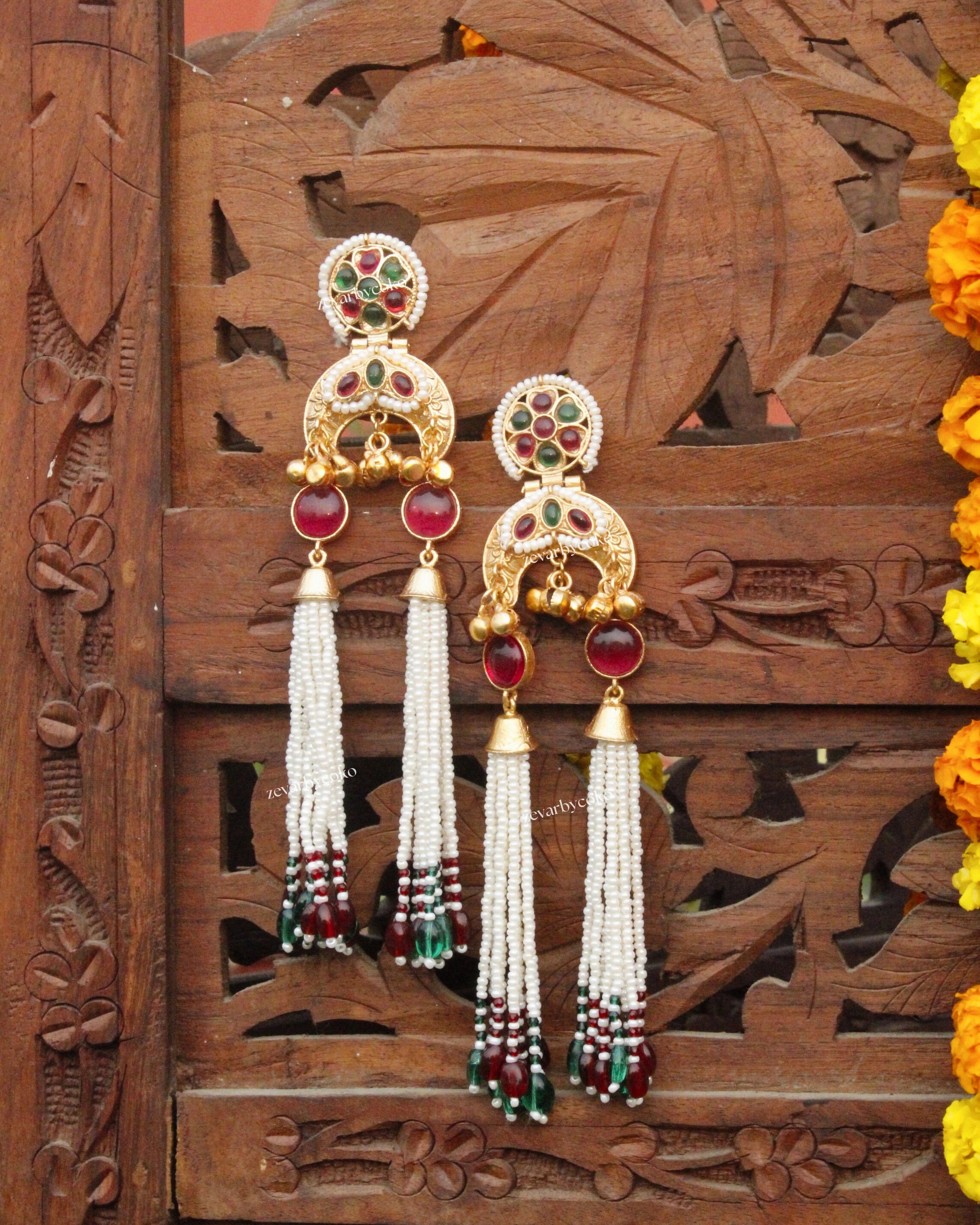 Aalia Kashmiri Jhumka Earrings