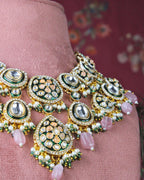 COKO's Heritage Meenakari & Kundan Necklace Set- Siana