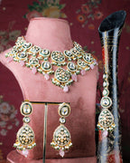 COKO's Heritage Meenakari & Kundan Necklace Set- Siana