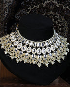 COKO's Majestic Pearl & Kundan Necklace Set- Srishti
