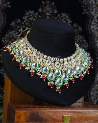 COKO's Heritage Kundan Necklace Set - Surabhi