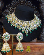 COKO's Heritage Kundan Necklace Set - Surabhi