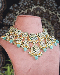 COKO's Heritage Meenakari & Kundan Necklace Set- Siana
