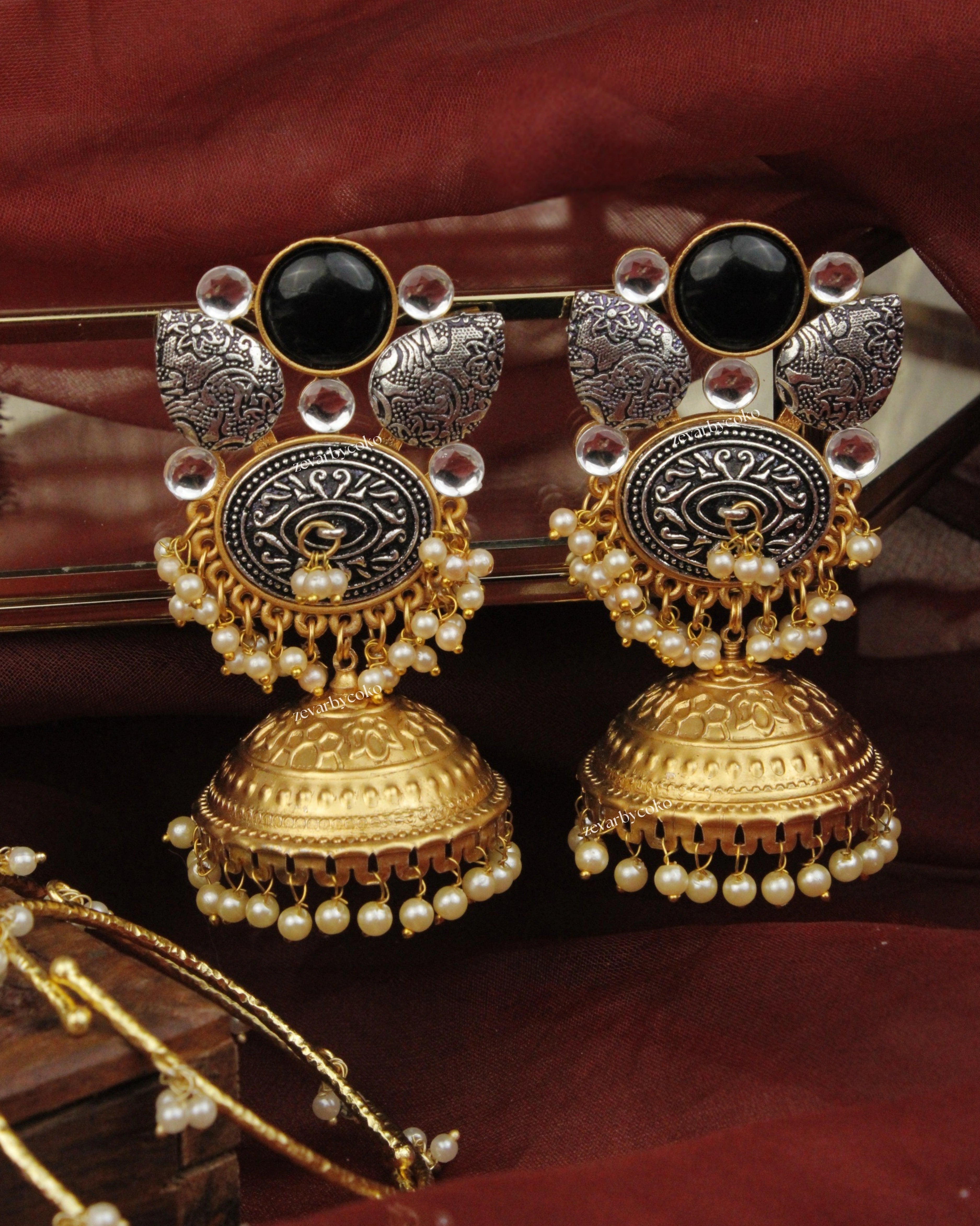 Amrita Kashmiri Jhumka Earrings