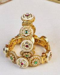 COKO's Heritage Openable Bangles Set of 2- Mandira