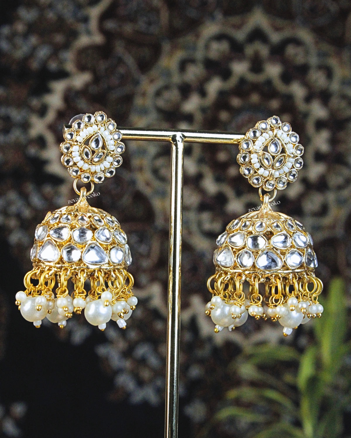 COKO's Kundan Studded Beaded Bridal Jewellery Set- Svara