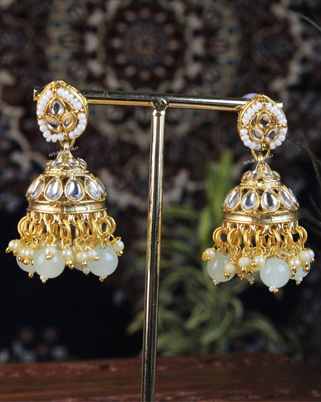 COKO's Kundan Studded Beaded Bridal Jewellery Set- Svara