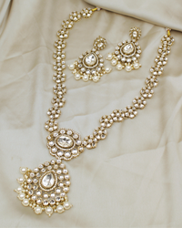 COKO’S Kundan & Stone Rani Haar Necklace Set - Sutra