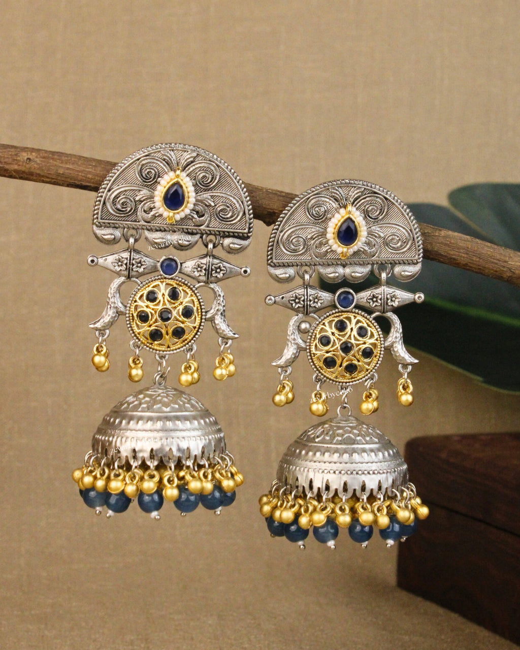 Anuja Kashmiri Jhumka Earrings