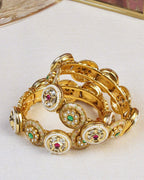 COKO's Heritage Openable Bangles Set of 2- Mandira