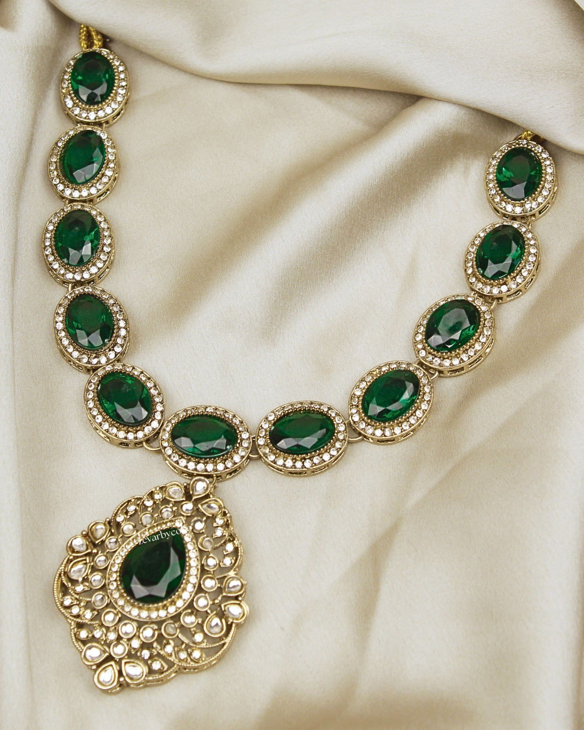 COKO’S Kundan & Stone Rani Haar Necklace Set - Sora