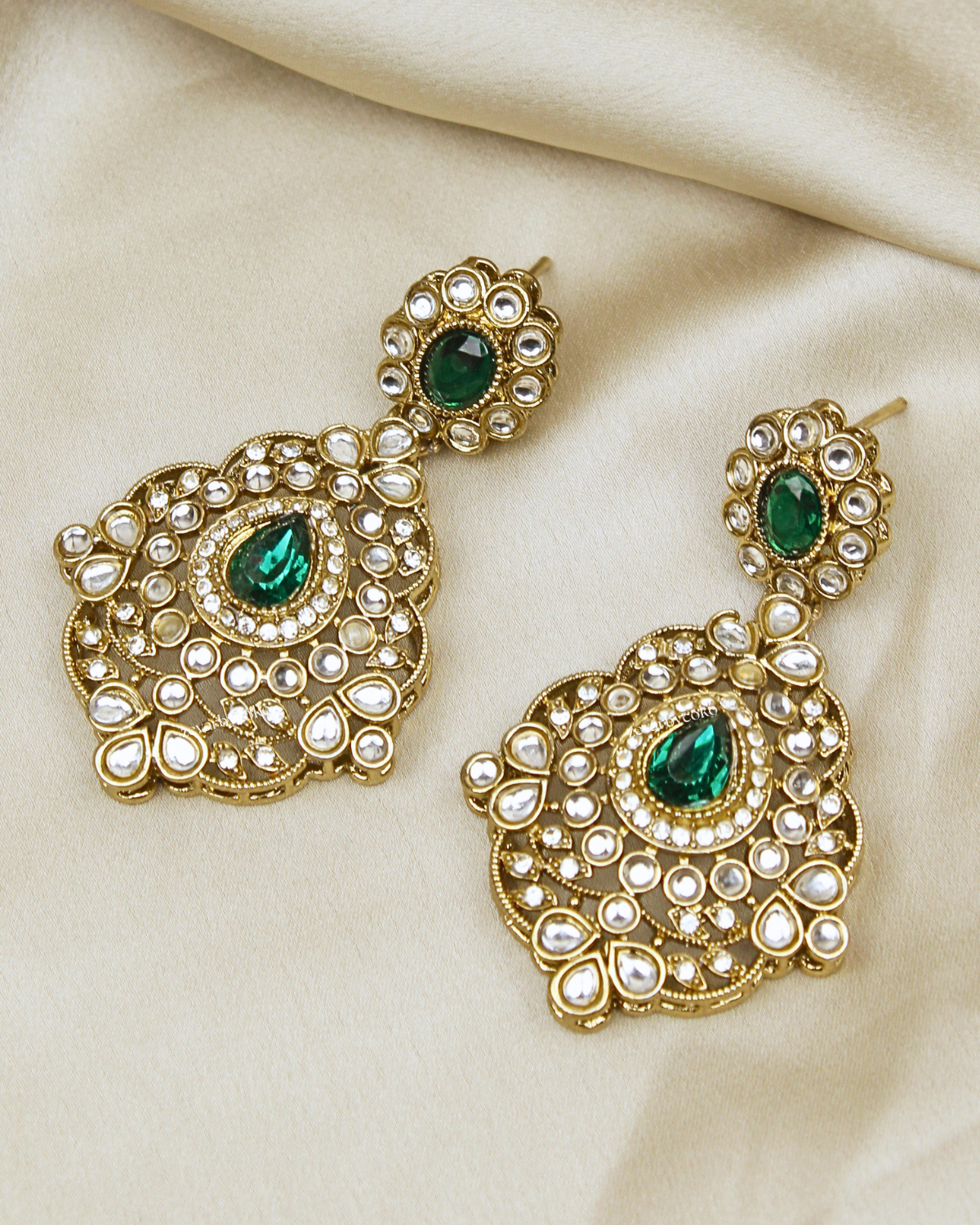 COKO’S Kundan & Stone Rani Haar Necklace Set - Sora