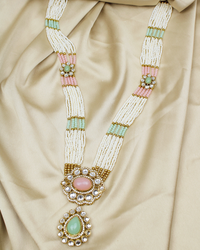 COKO’S Kundan & Stone Rani Haar Necklace Set- Sumya