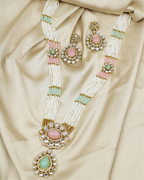 COKO’S Kundan & Stone Rani Haar Necklace Set- Sumya
