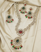 COKO’S Kundan & Stone Rani Haar Necklace Set - Sveti