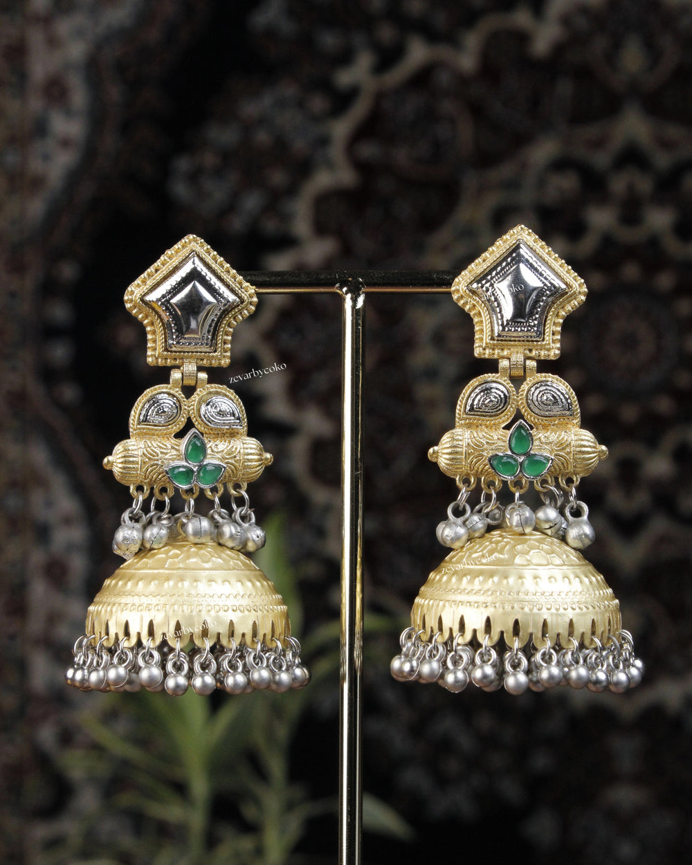 Aruna Kashmiri Jhumka Earrings