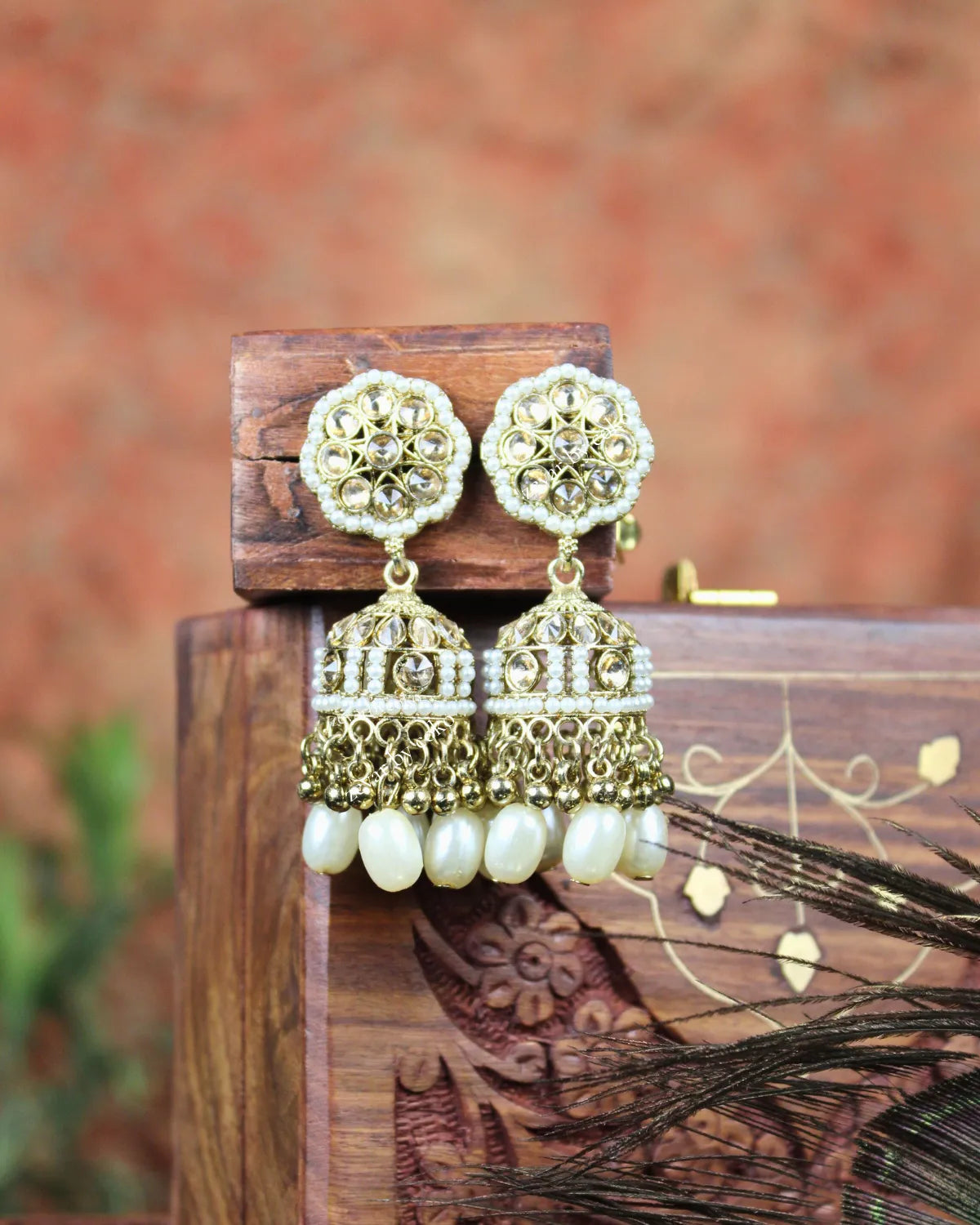 COKO's Chaandbali Jhumka Earrings- Givika