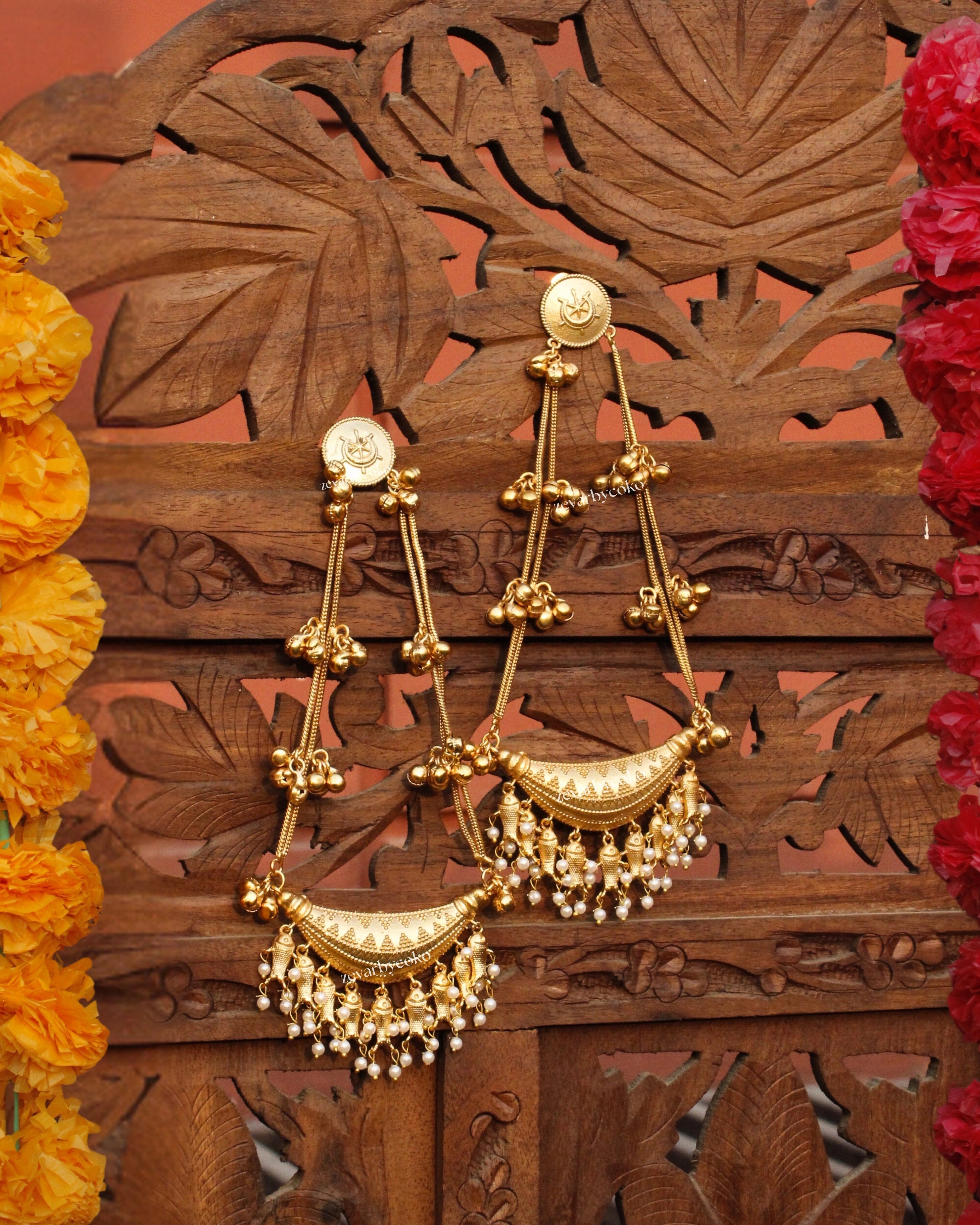Aanya Kashmiri Jhumka Earrings