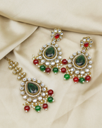 COKO’S Kundan & Stone Rani Haar Necklace Set - Sveti