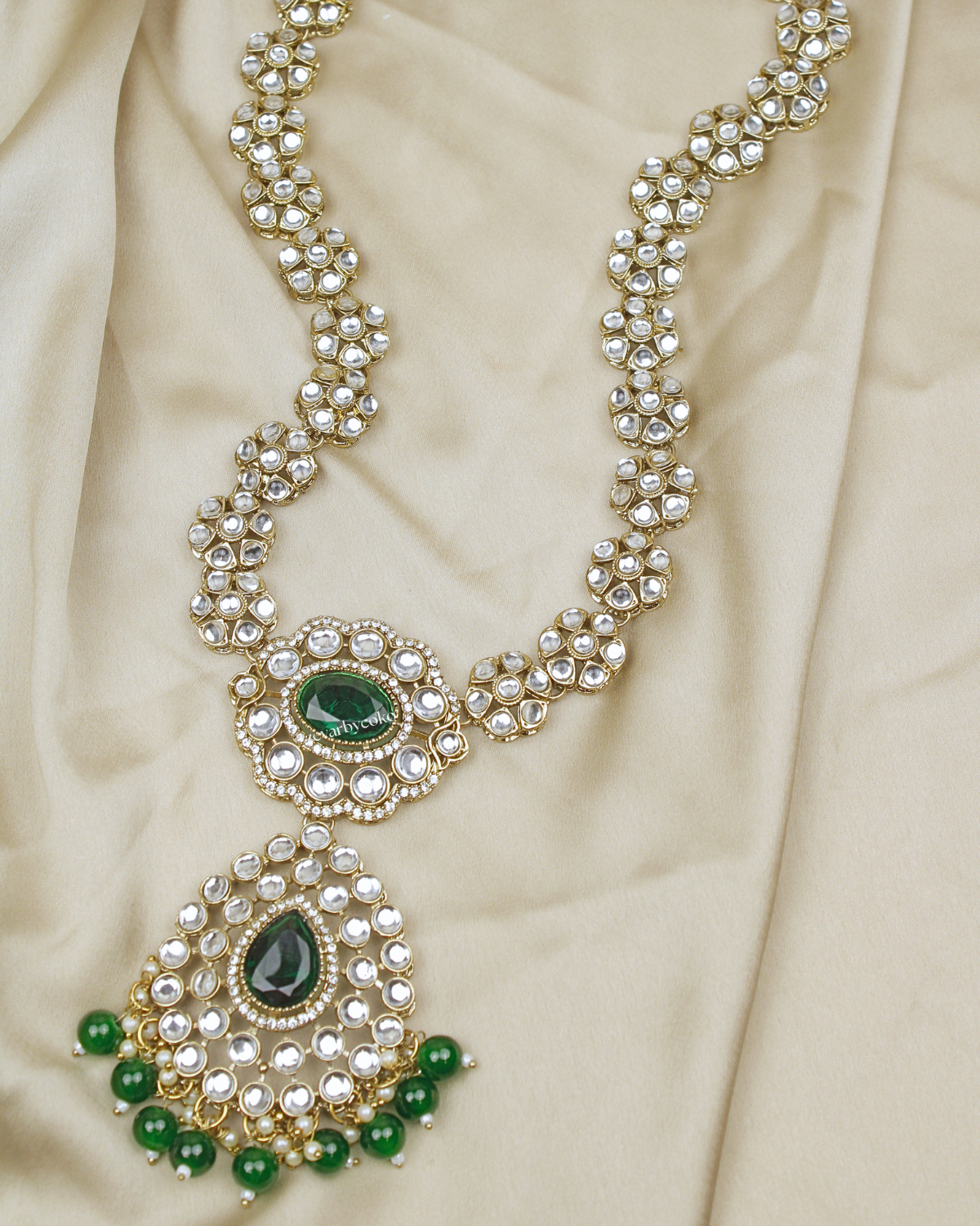 COKO’S Kundan & Stone Rani Haar Necklace Set - Stuti