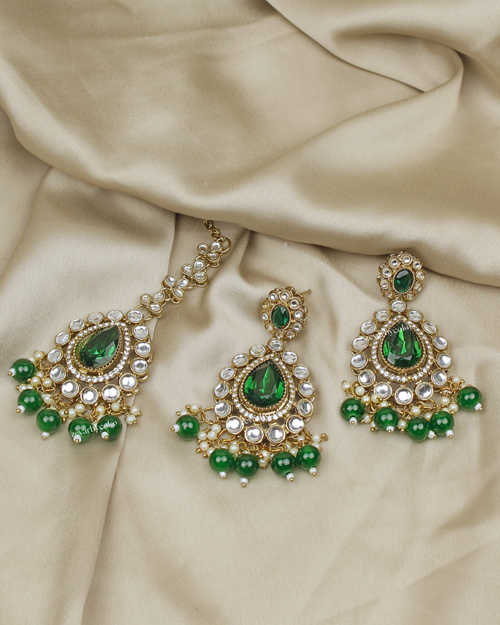 COKO’S Kundan & Stone Rani Haar Necklace Set - Stuti