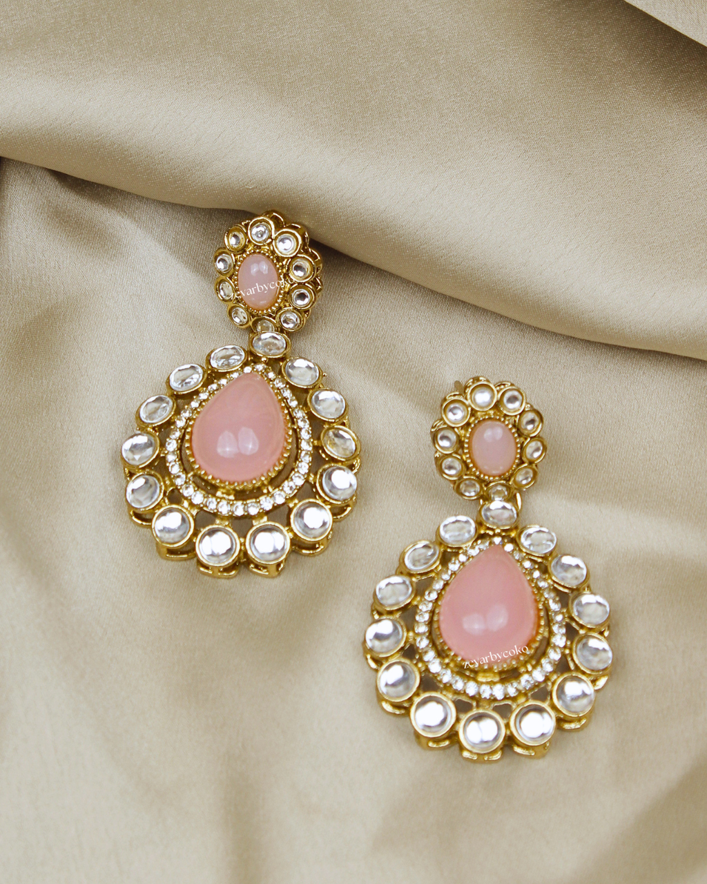 COKO’S Kundan & Stone Rani Haar Necklace Set - Saka