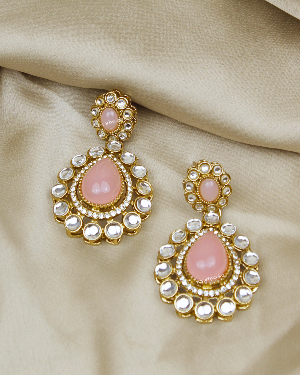 COKO’S Kundan & Stone Rani Haar Necklace Set - Saka