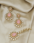 COKO’S Kundan & Stone Rani Haar Necklace Set - Saka