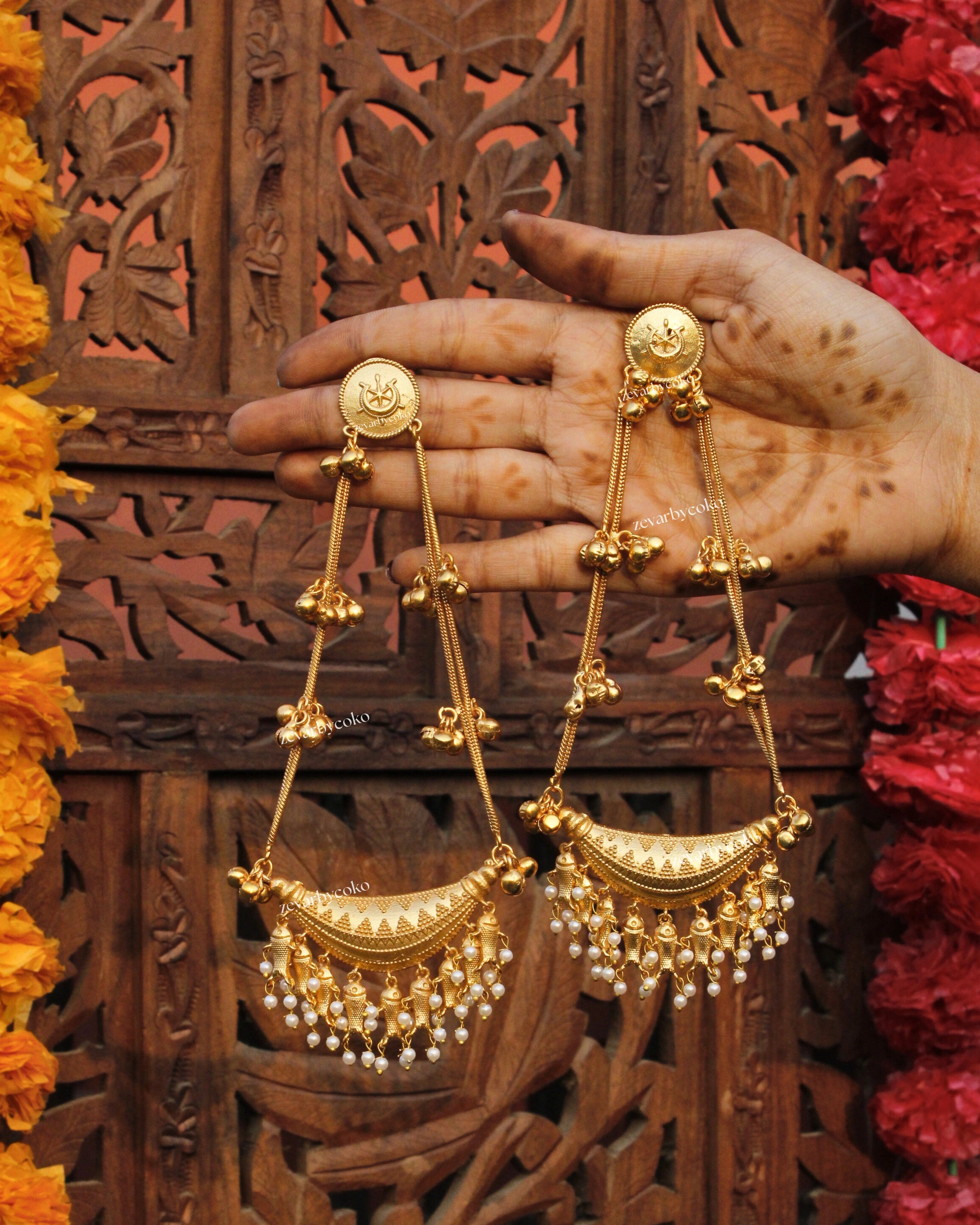 Aanya Kashmiri Jhumka Earrings