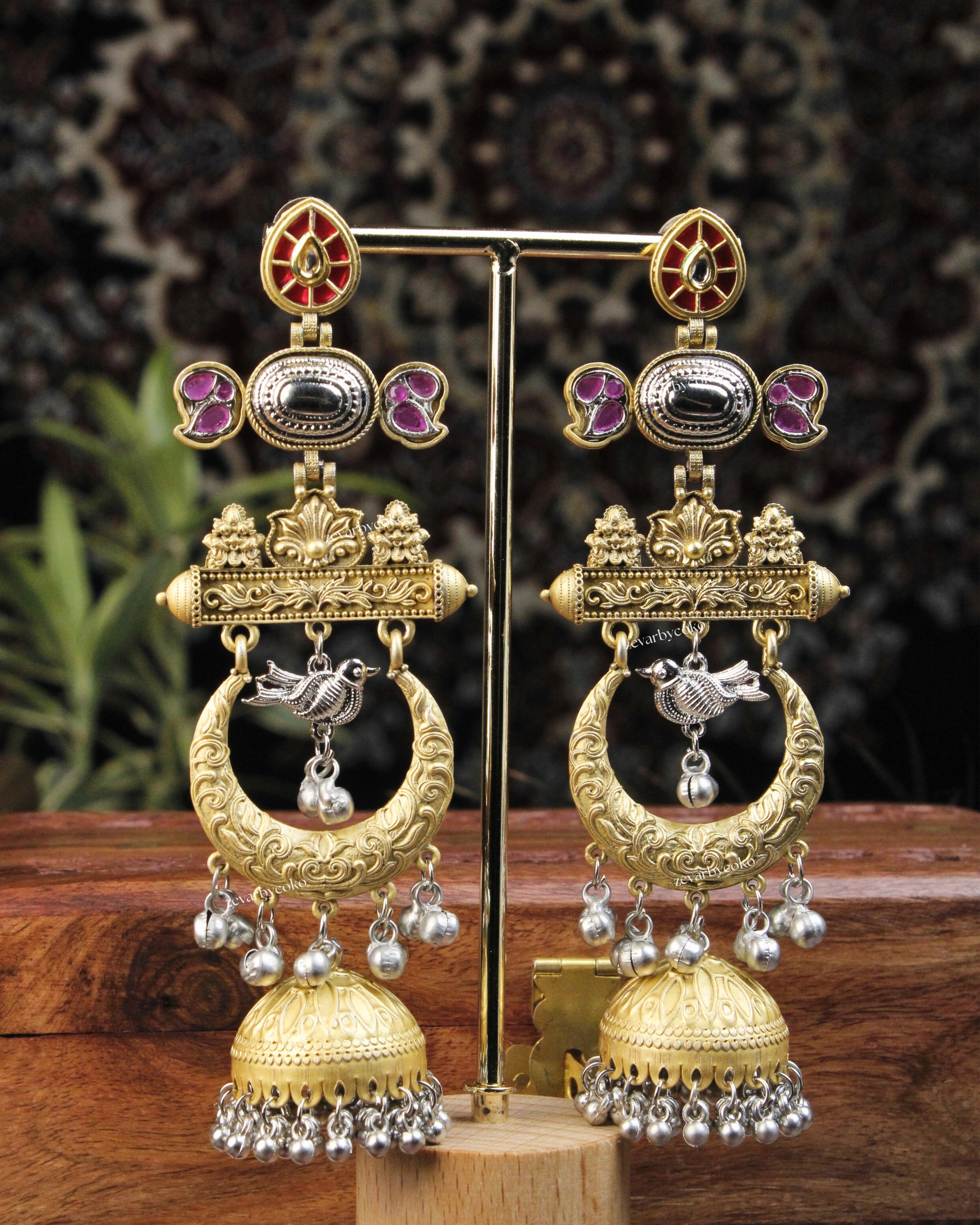 Bahaar Kashmiri Jhumka Earrings