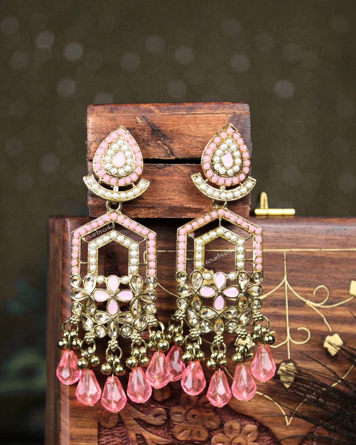 COKO's Chaandbali Jhumka Earrings- Gayatri