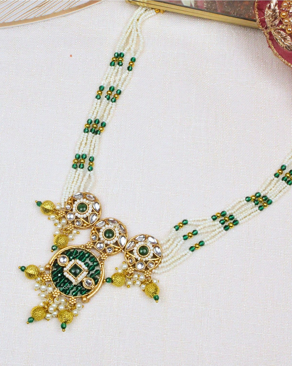 COKO's Shanvika Pearl Necklace Set